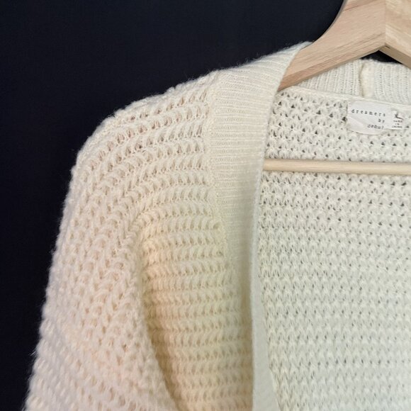 Dreamers By Debut XS Cream Knit Cardigan Sweater women casual comfortable style - Picture 2 of 7